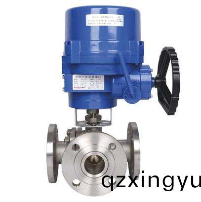 进(jin)口(kou)电(dian)动(dong)三通(tong)球阀