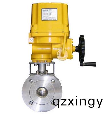 进(jin)口(kou)电动对夹(jia)式球阀(fa)