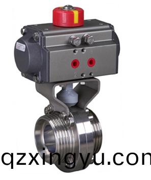 进口气动(dong)卫生(sheng)级蝶阀(fa)