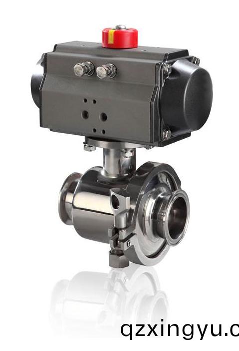 进口(kou)气(qi)动卫生(sheng)级无滞(zhi)留(liu)球阀(fa)