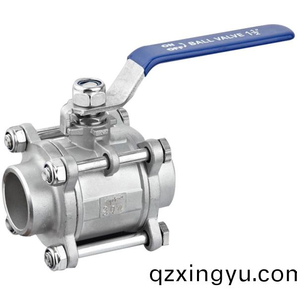 进(jin)口三片式对(dui)焊球阀(fa)