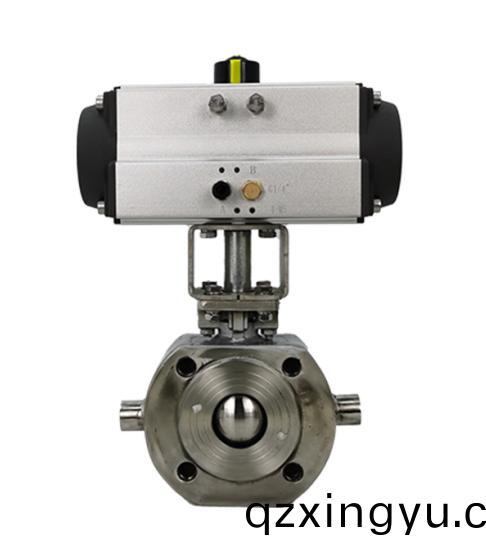 进(jin)口气动对(dui)夹式夹套(tao)保(bao)温球(qiu)阀(fa)